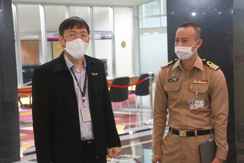 ﻿กรมบังคับคดีให้การต้อนรับคณะศึกษาดูงานจากสำนักงานพระธรรมนูญทหารเรือ